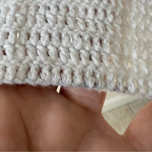 EILEEN FISHER White Open Front Cardigan - Picture 6 of 9